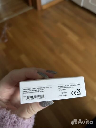 Зарядка для айфона, кабель Apple lightning usb c