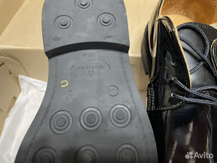 Туфли военные лакированные