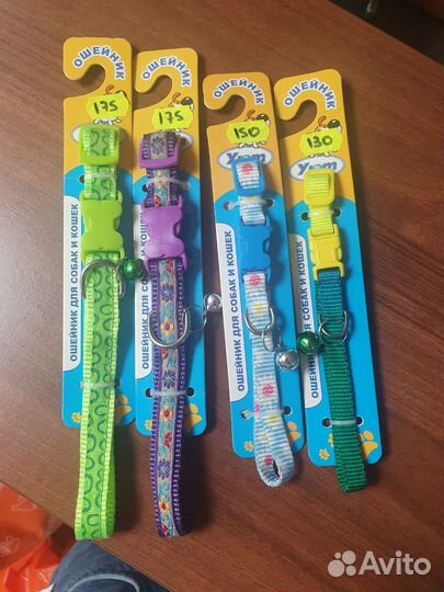 Ошейники для мини собак и кошек в ассортименте