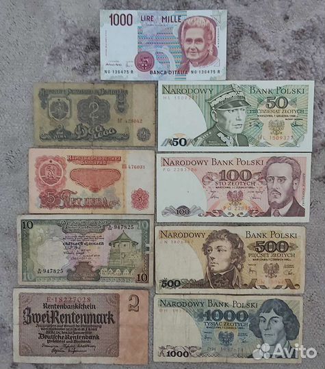 Зарубежные банкноты мира.Бумажные деньги