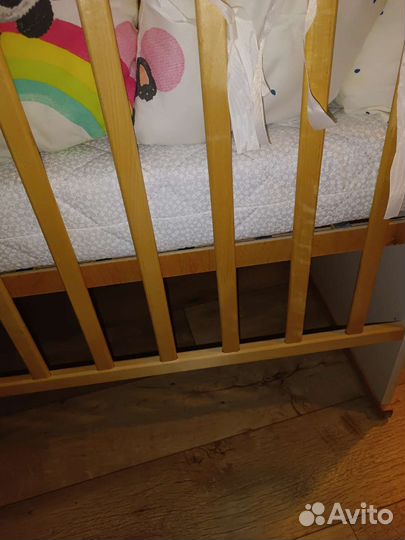 Детская кровать качалка