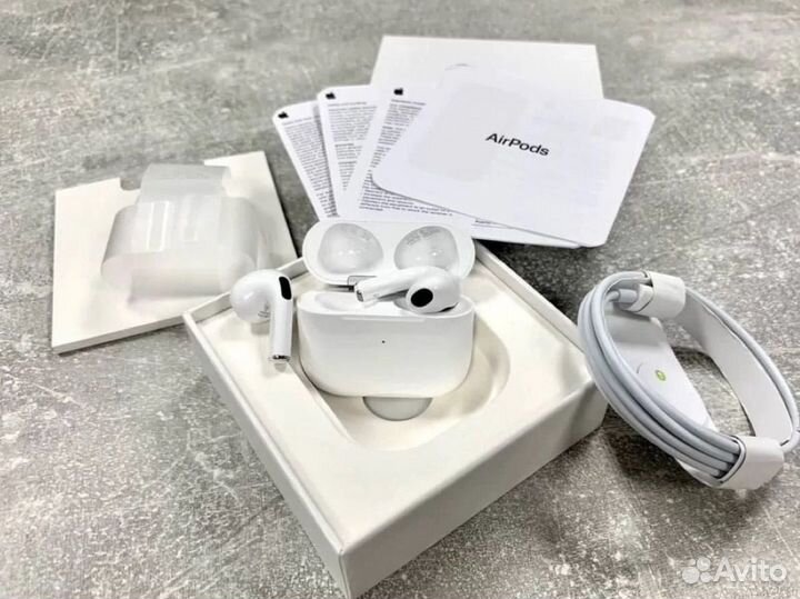 AirPods 3 «Оригинал» Чехол + Гарантия + Доставка