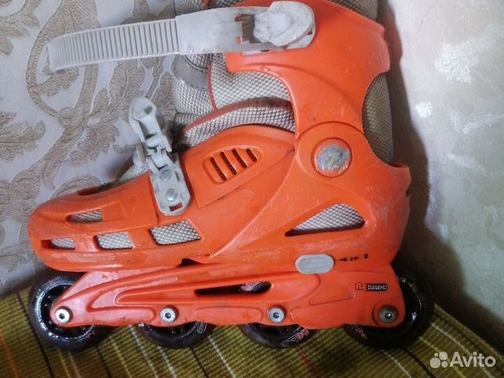 Роликовые коньки детские раздвижные