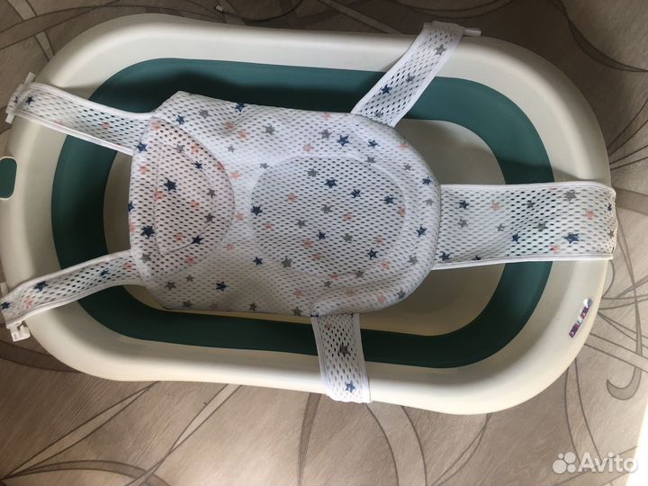 Ванночка для купания складная с гамаком