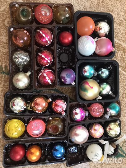 Елочные шары Стекло