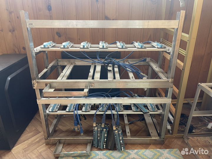 Каркасы с райзерами для майнинг ферм