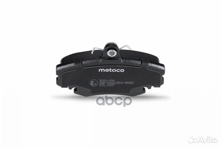 Колодки тормозные передние к-кт renault logan