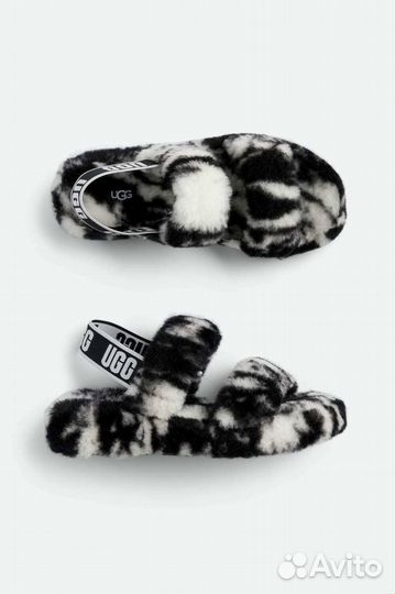 Меховые тапочки ugg
