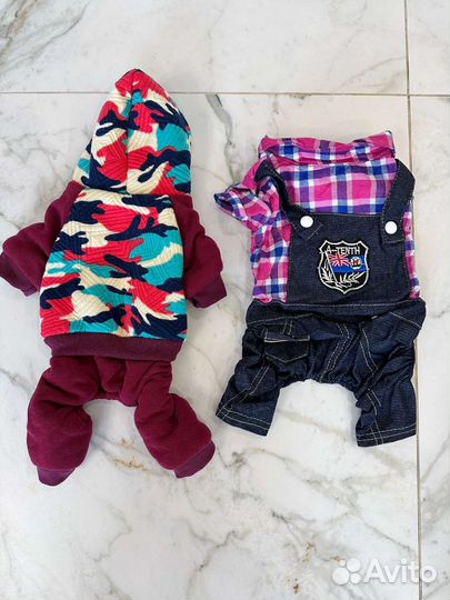 Одежда для маленьких собак пакетом