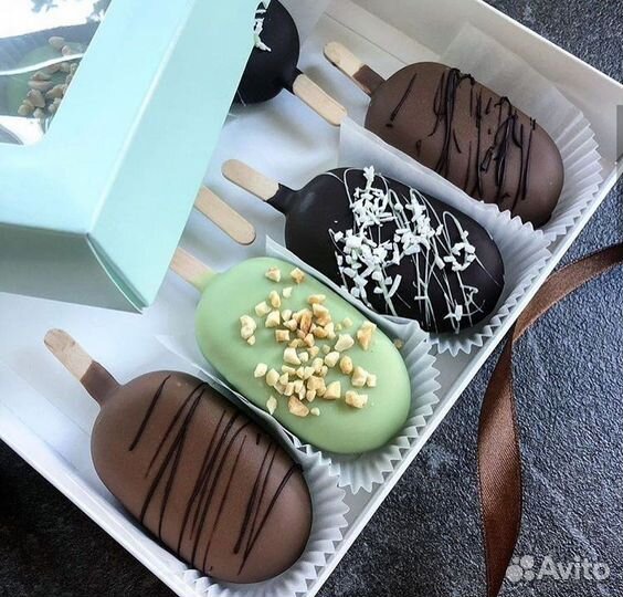 Эскимо и бананы в шоколаде