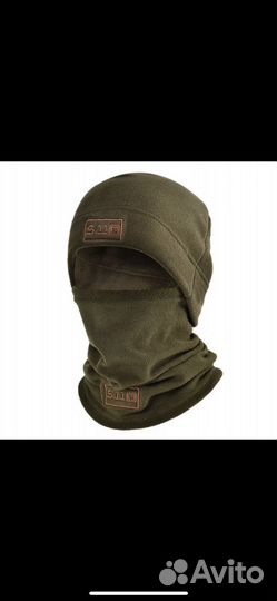 Флисовая шапка + снуд (комплект) тактический