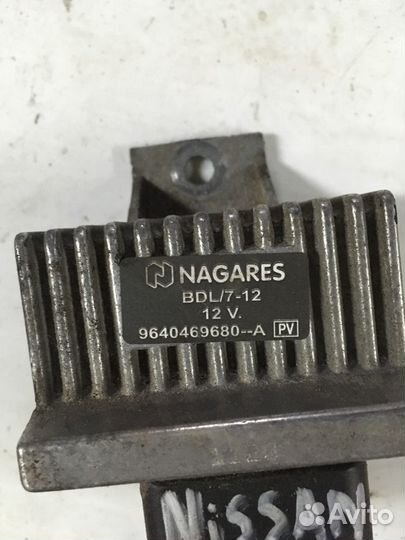 Реле накала свечей Nissan Qashqai K9K Renault