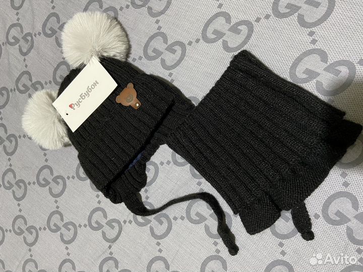 Зимняя шапка для малыша
