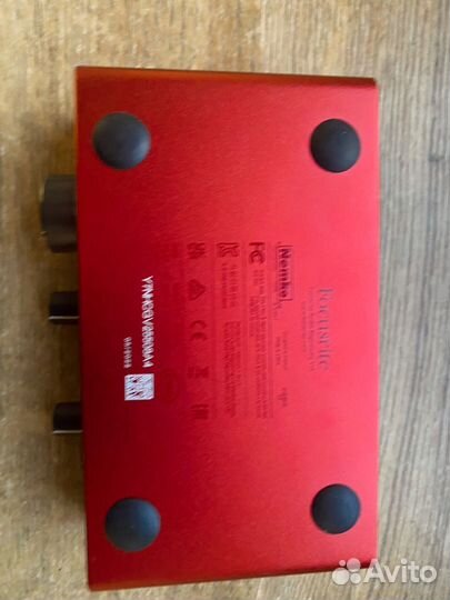 Звуковая карта focusrite scarlett solo 3rd gen