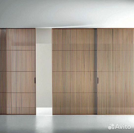 Реечные раздвижные перегородки