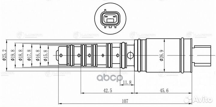 Клапан регулирующий компрессора lccv1901 luzar