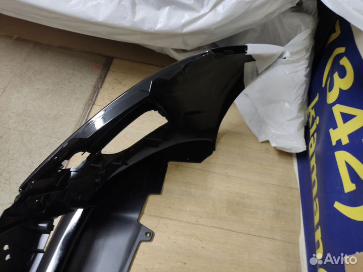 Бампер передний vesta чёрный