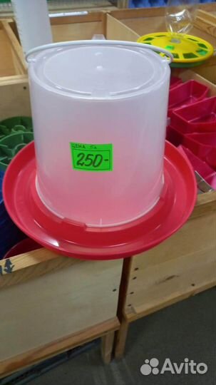 Вакуумная поилка от 2 до 12л. для утят,кур,индюков