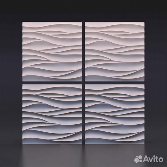 Гипсовая 3D панель 