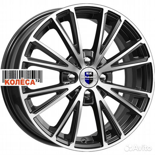 Кик Меандр 6x15 4x98 ET35 Dia58.5 алмаз черный