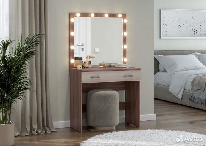 Туалетный столик с зеркалом и подсветкой Ронда