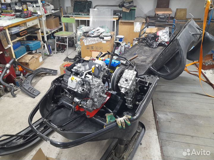 Снегоход с двигателем лончинг 30 лс