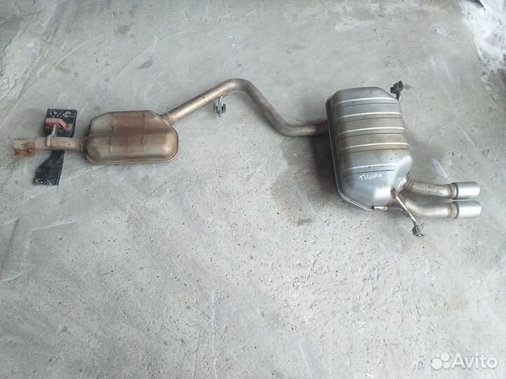 Глушитель Volkswagen Tiguan 1.4 caxa 2WD