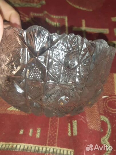 Ваза хрустальная СССР конфетница