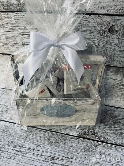 Подарочный набор в деревянном ящике/premium