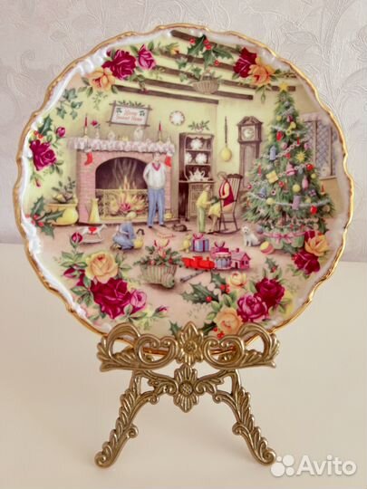 Тарелка настенная,фарфор,винтаж