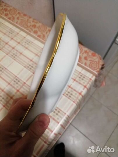 Блюдо фарфор Дулево