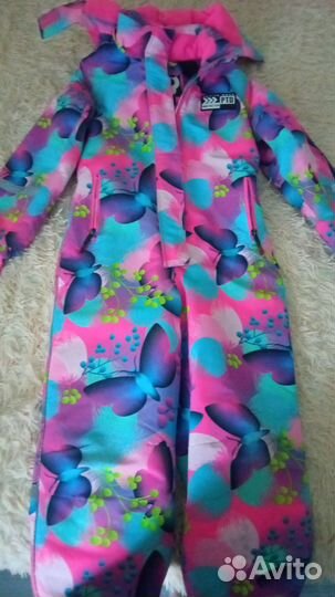Зимний комбинезон для девочки 122