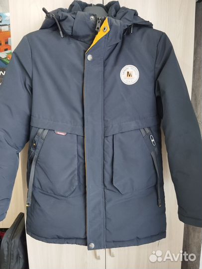 Зимняя куртка детская 140 на мальчика