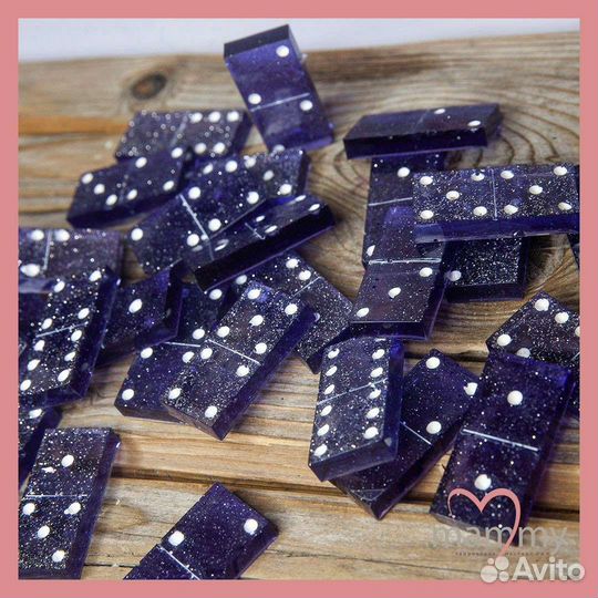 Домино из эпоксидной смолы