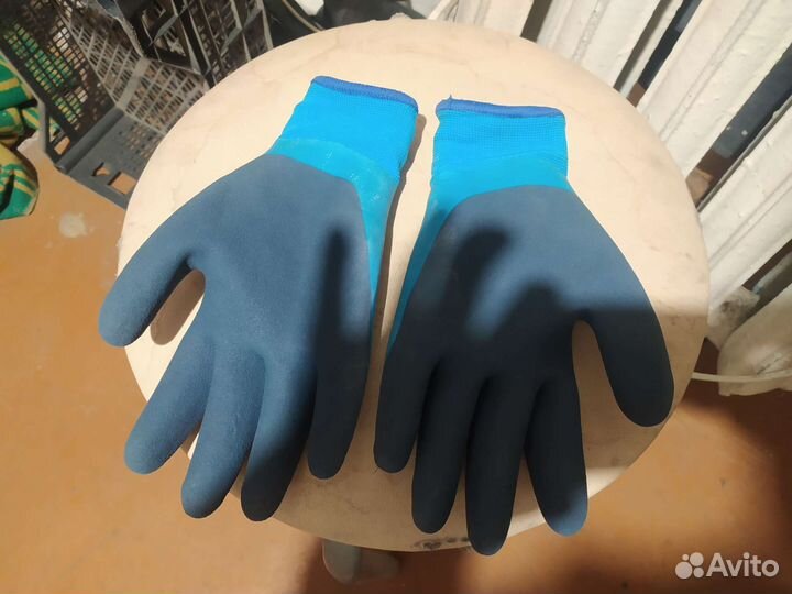 Перчатки зимние обрезиненные