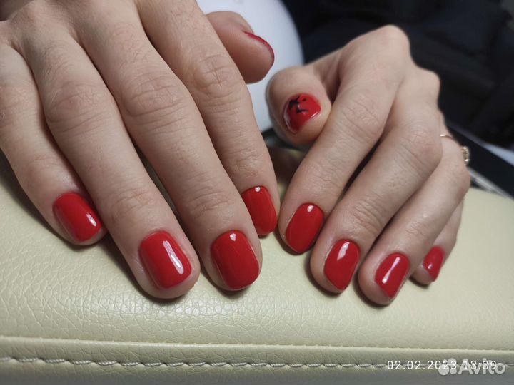 Комбинированный педикюр