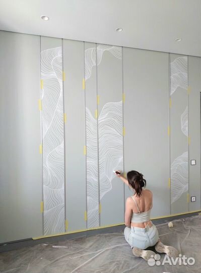 Роспись стен, роспись мебели, реставрация