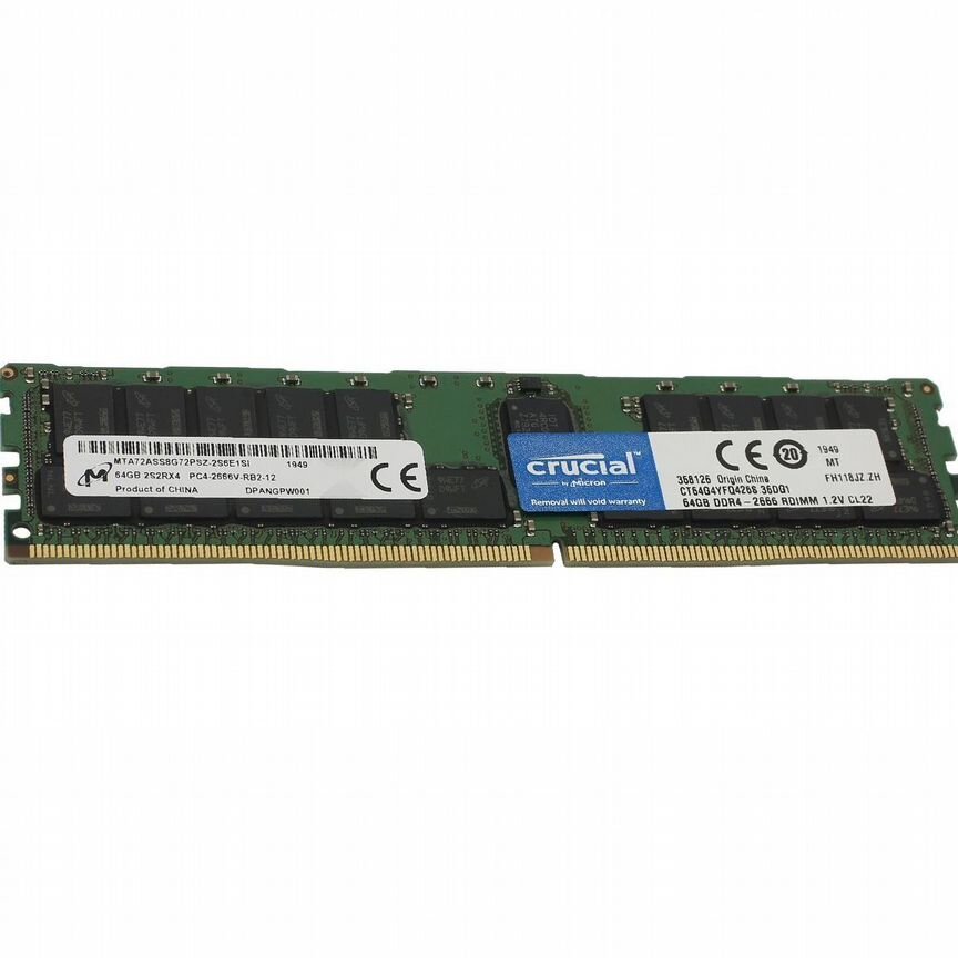 [CT64G4YFQ426S.36DG1] Оперативная Память Crucial Ct64g4yfq426s.36dg1