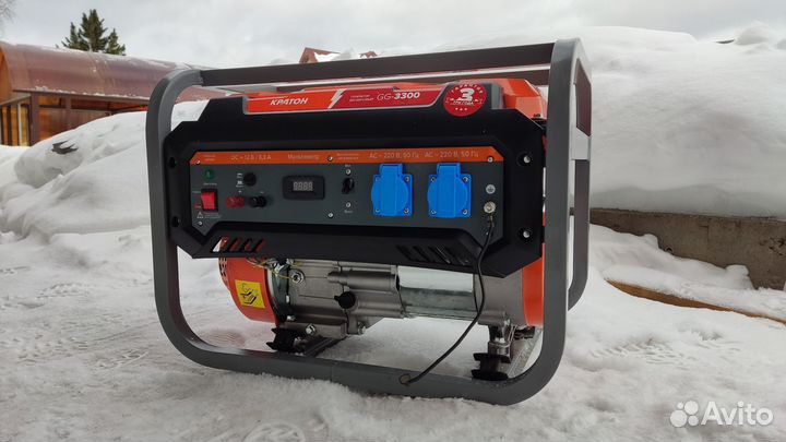 Генератор бензиновый Кратон GG-3300 3кВт