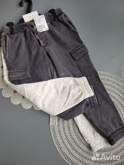 Брюки карго hm 104 2шт