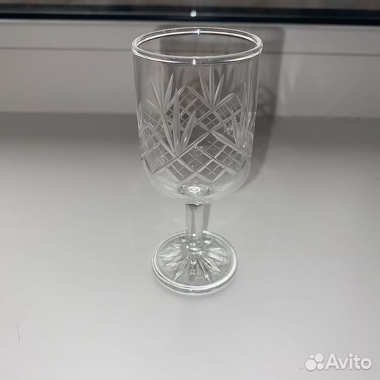 Набор рюмок СССР снежинка