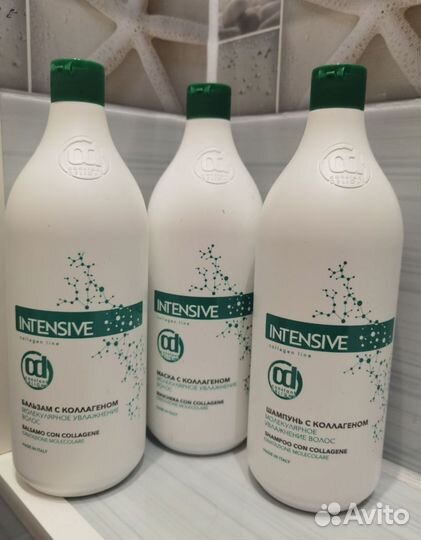 Шампунь с коллагеном. Бальзам и Маска