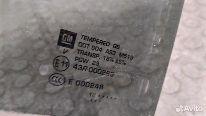 Стекло боковой двери Chevrolet Traverse, 2019