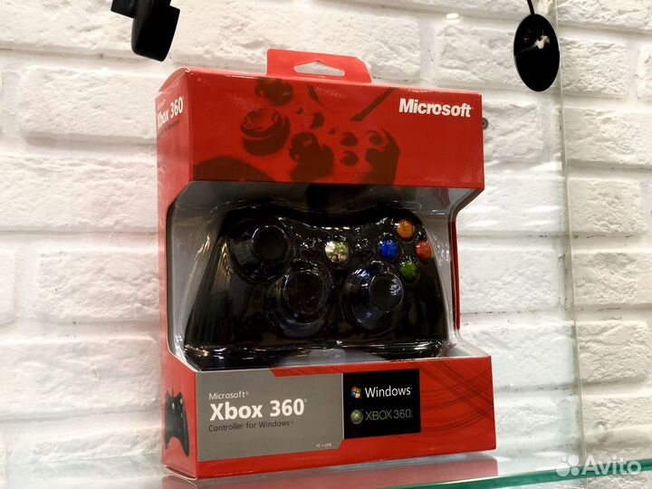 Геймпад Xbox 360 чёрный