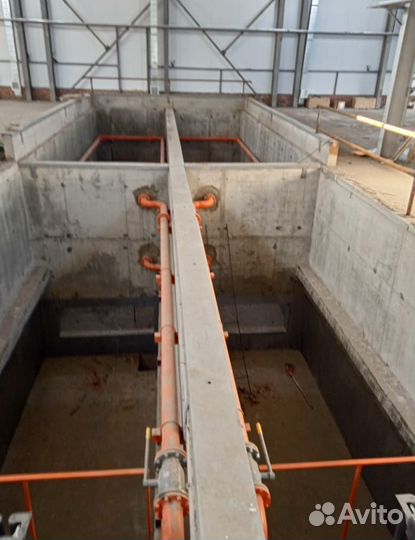 Стационарный газовый снегоплавильный пункт