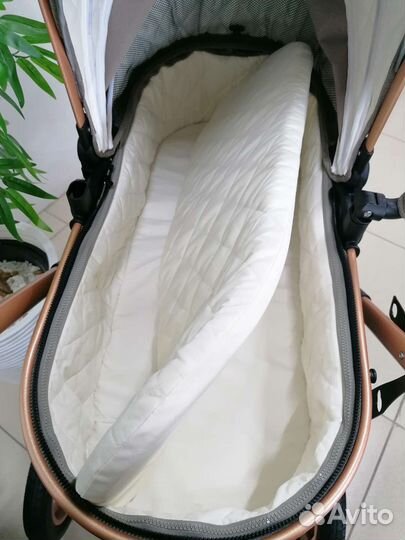 Новая коляска 3в1 Luxmom 518 NEW (коричневый)