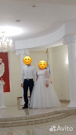 Свадебное платье 46 48 новое