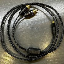 HiFi кабель балансный trrs 2.5mm на 2 RCA