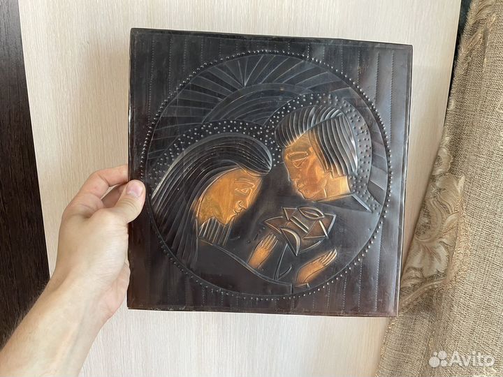 Чеканное панно 