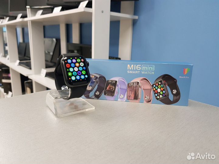 Смарт Часы Smart Watch m16 mini / черные/ новые
